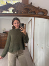 Ira Chunky Knit Sweater - Olive