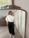 Black Stripe Bubble Pant