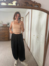 Black Stripe Bubble Pant